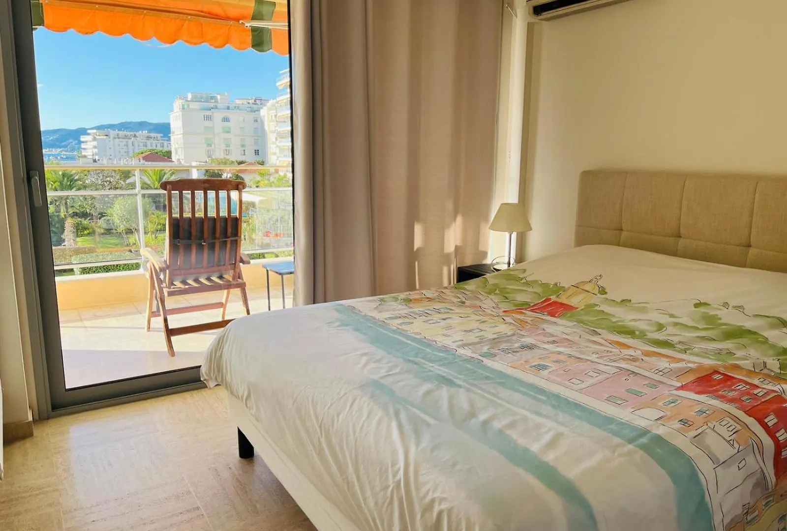 Croisette And Beaches. View On Gardens And Sea. Cannes France